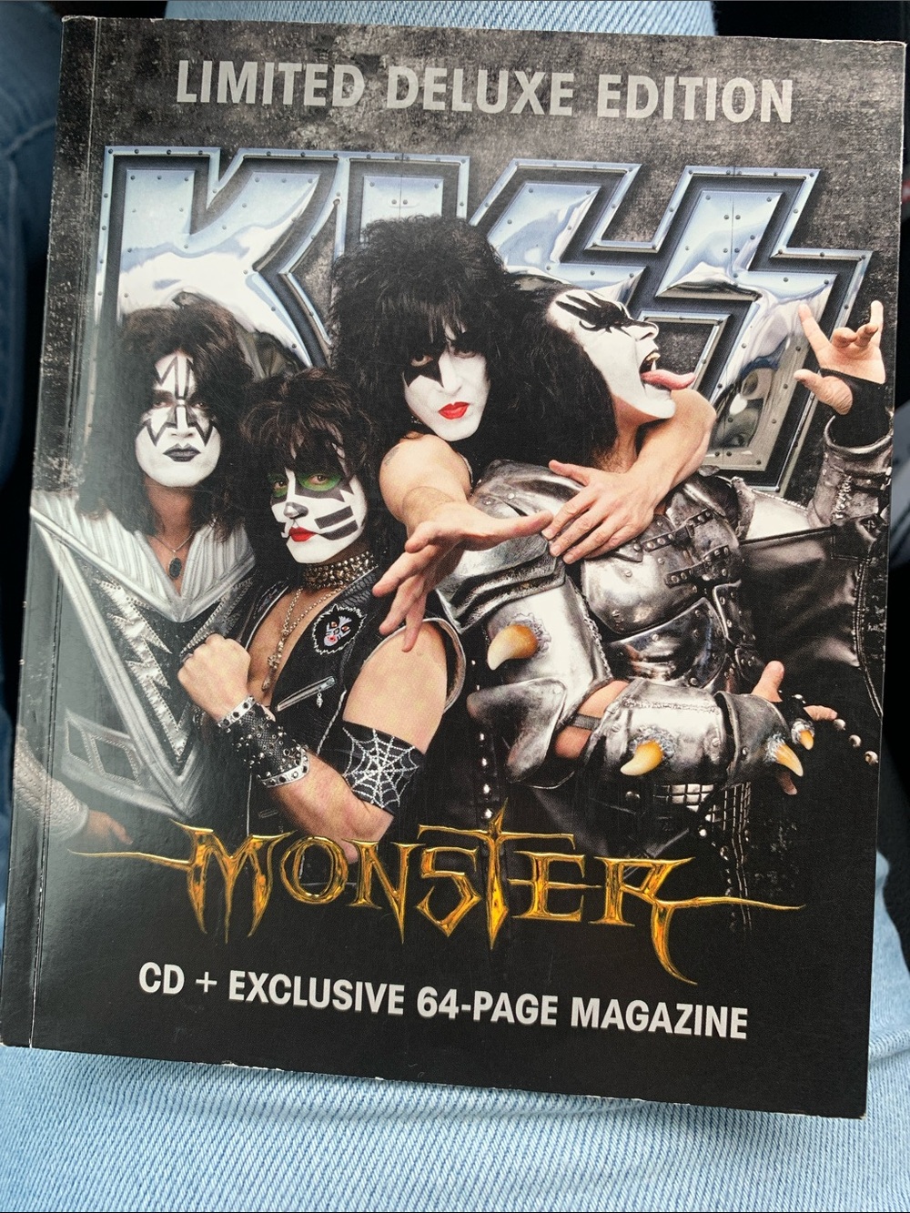 Kiss Limited Deluxe Edition CD + Magazine — Black, Silver, White